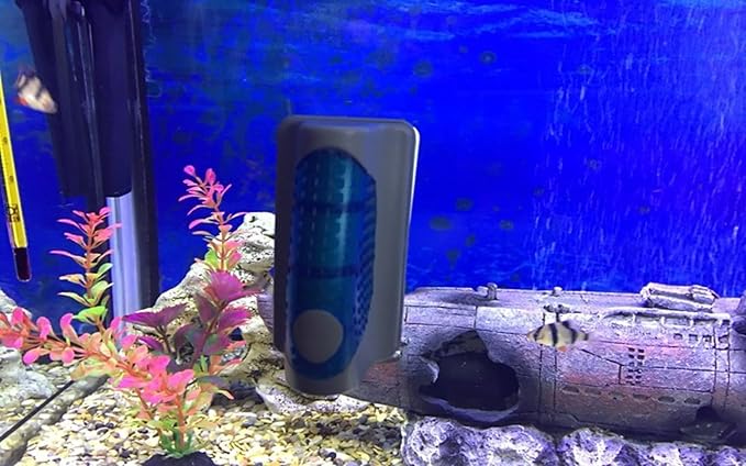 Generic New Magnetic Aquarium Fish Tank Glass Algae Scraper Cleaner Magnetic Brush Aquarium Tank Fish Aquarium Tools Floating Brush