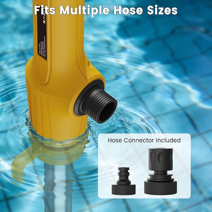 Cordless Stick Water Transfer Pump Compatible with Dewalt 20V Battery | Tool Only, 720 GPH Portable Electric Water Pump, Sump Pump, 160W Brushless Utility Water Pump for Pool, Garden, Pond and Boat