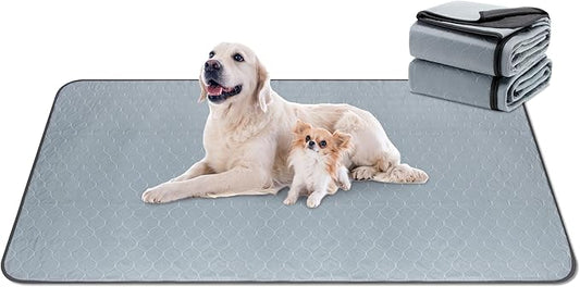 DAHAPYBOO Extra Large Washable Pee Pads for Dogs 36x72,2Pack | Reusable Puppy Pads for Dogs Non-Slip Waterproof Pet Training Pads for Crate, Playpen, Bed, Sofa,Whelping Box, Potty Training