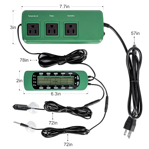 Repti Zoo Digital Reptile Thermometer Hygrometer Controller THC15N