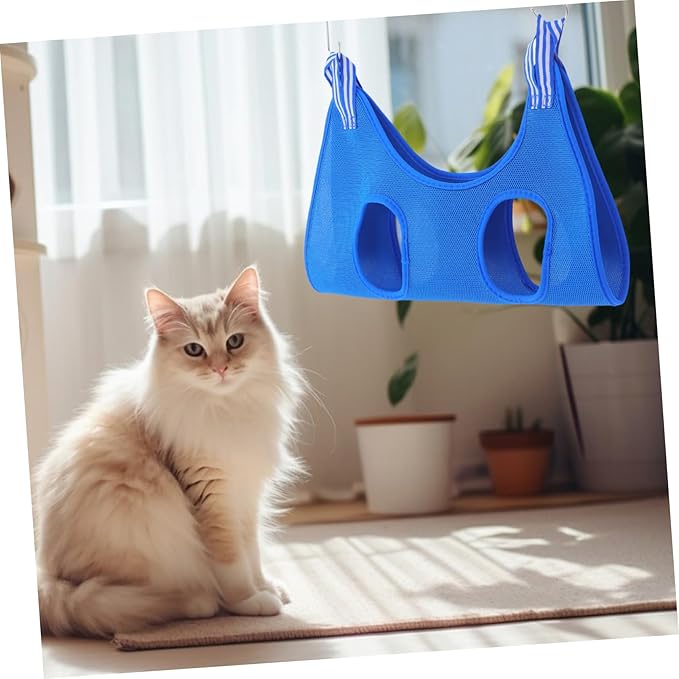 Toddmomy Cat Hammock for Grooming and Nail Clipping Pet Sling for Dogs and Cats Space Saving Design for Easy Organization Comfortable and Safe Pet Grooming