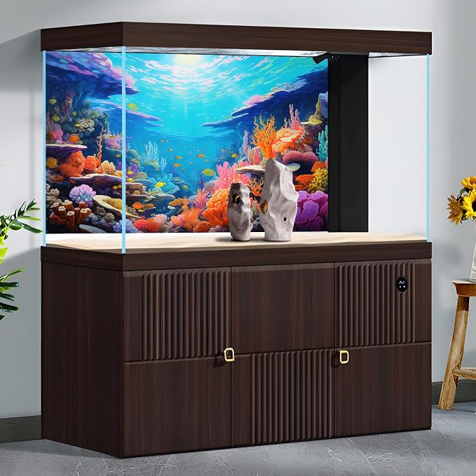 Underwater Scene Aquarium Background Under The Sea Coral Reefs Fish Tank Background Ocean Bottom Scene Diverse Marine Life Sunray Terrarium Backgrounds Tropical Undersea View Tank Backgrounds 36x18in