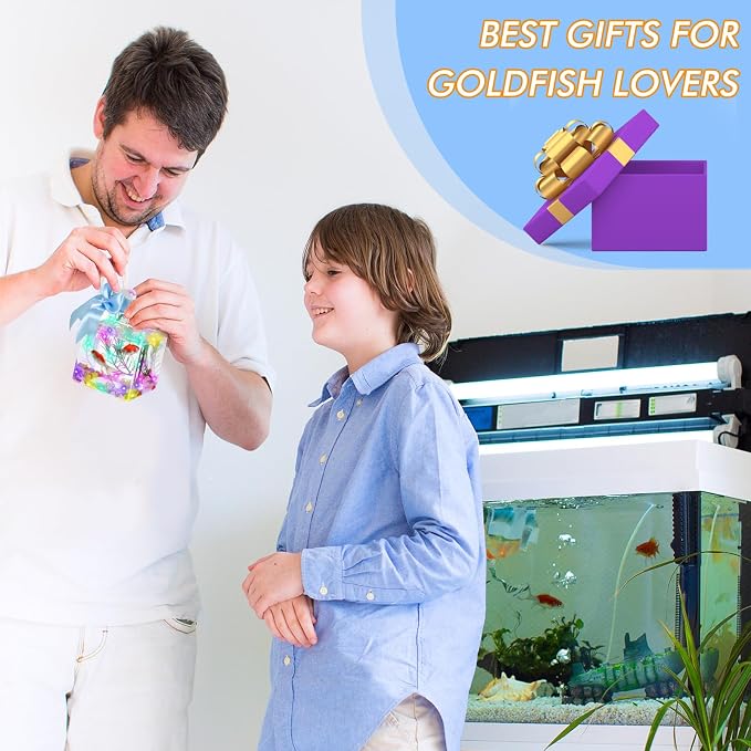 20 Pcs 17oz LED Plastic Fish Bowls, Clear Shatterproof Glowing Vases with Ivy, Plastic Fish Tank Unbreakable Aquarium for Carnival Games, Party Home Decoration