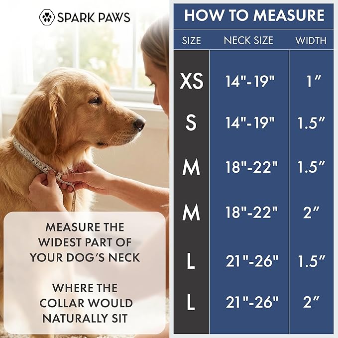 Spark Paws Tactical Dog Collar - Heavy Duty, Premium Quality, Thick and Durable for Large and Medium Dogs - Lime Wave - L - 1.5"