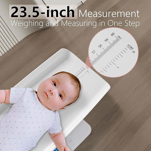 Baby Scale MAX 400lbs,Multifunctional Baby Weight Scale for Toddler, Children, Pet, Adult, Dogs Cats Weight Scale with Auto-Off,26.5-inch Height Measurement,3 Units,LED Screen