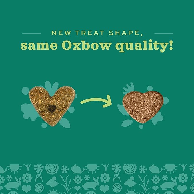 Oxbow Simple Rewards Baked Carrot & Dill Treats, Rabbit & Guinea Pig Treats Made with Timothy Hay, Healthy Guinea Pig, Hamster & Bunny Snack, Timothy for Rabbit, Made in USA, 3 oz Bag