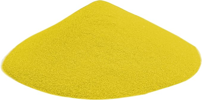 Bright Yellow Unity Sand - 0.85LB / 13.6oz, Bright Yellow Art Sand Colored Sand for Wedding, Vase Filler, Home Decor, Craft Sand, DIY Drawing, Aquarium Sand