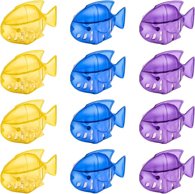 12 Pack Humidifier Cleaning Fish, Humidifier Cleaner for Most Humidifiers | Demineralization Cartridge for Fish Tanks to Purifie Water, Prevent Hard Water Build-Up to improve Humidification