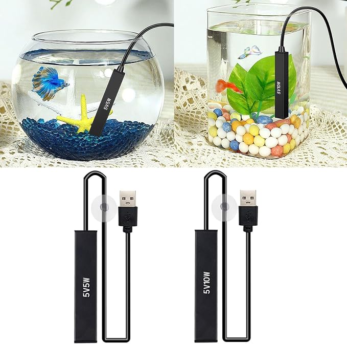 5w / 10w Small Aquarium Heater Fish Tanks Thermostat Temperature Adjustable Rod for Fish Tanks Small Controller