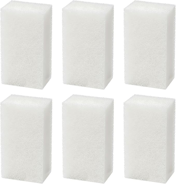 6 Pack Sponge Filter Pad Replacement for AquaClear 70, Foam Filter Inserts for Aquarium, Fish Filter Sponge for 70 Gallon Tank