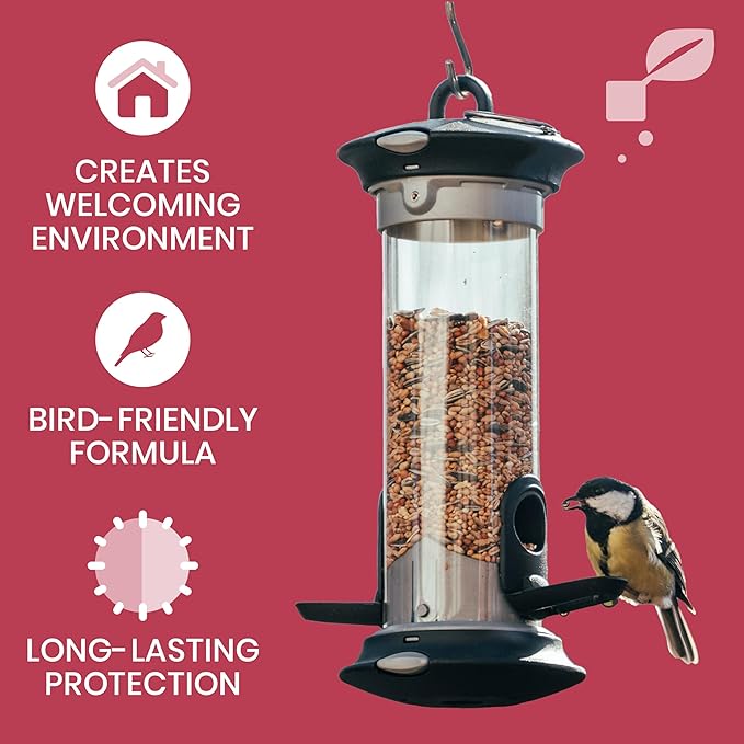 Clean Republic Good Salt Pet Bird Feeder & Bird House Protectant, Natural Bird-Friendly Spray Formula, Made in the USA, 32 Ounce Bottle, 2-Pack