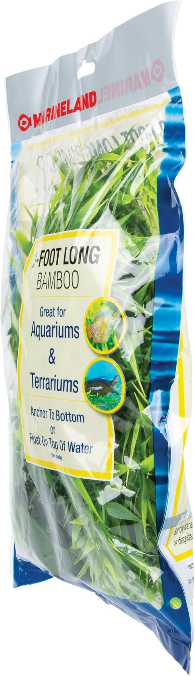 Marineland Bamboo 3 Feet, Décor For Aquariums and Terrariums