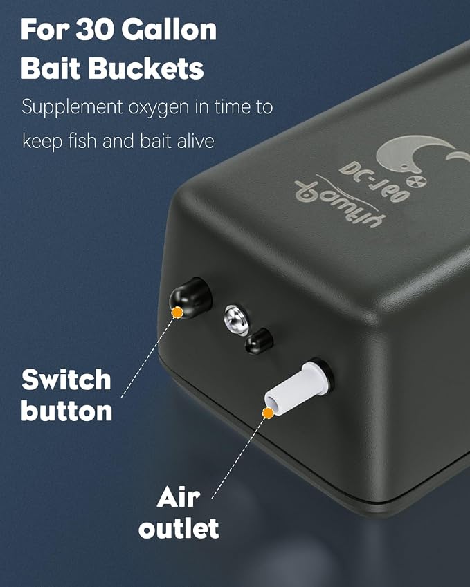 Pawfly Aquarium Air Pump with Nano Bio Sponge Filter Kit Air Control Valve Airline Tubing and Check Valve Accessories