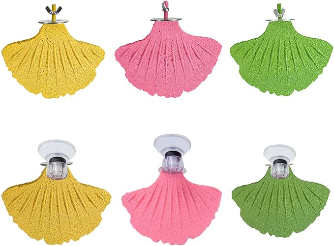Bird Perch Stands Parrots Calciums Perch Beak Grinding Stone Foot Claws Trimmer Parakeet Platform Parrots Chewing Toy