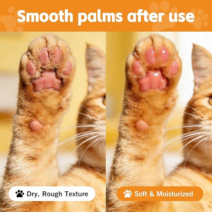 Lick-Safe Dog&Cat Paw & Nose Balm Stick - Soothing Moisturizer for Dry, Cracked Paws & Snout, Natural Pet Healing Balm with Shea Butter, Portable Stick for Dogs & Cats, 1.06 oz (1)
