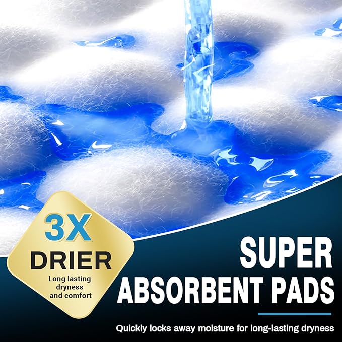 AAY Disposable Bed Pads 36" x 36" (100 Count) , Extra Large Heavy Duty Incontinence Underpads, Super Absorbent 3XL Chucks Pee Pads for Adults, Kids, Pets, Puppy Training