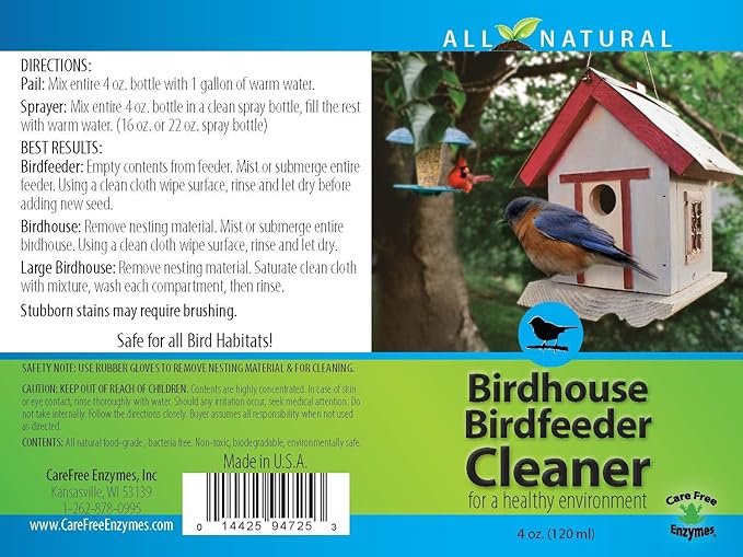 Carefree 94725 Bird House and Feeder Cleaner