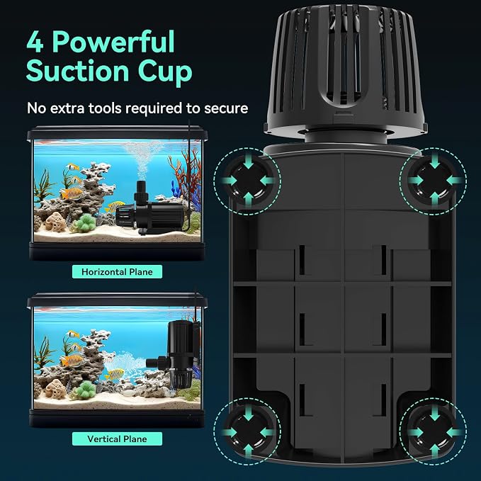3174 GPH Submersible Water Pump, 95W Pond Pump with Control Panel | 21.4FT. Lift Height for Koi Pond Pool, Waterfall, Fish Tank, Hydroponic, Ultra Quiet, Barrier Bag & 16.5FT Power Cord