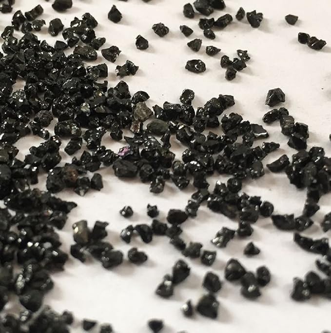 Hewnda 1 LB Natural Black Sand Aquarium Substrate | Polished Black Quartz Gravel Decorative Sand for Fish Tank,Succulent Top Dressing,Mini Landscape, Vase Filler,Ashtray Sand