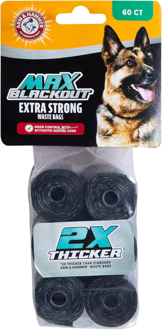 Arm & Hammer Max Blackout Dog Waste Bags 60 CT