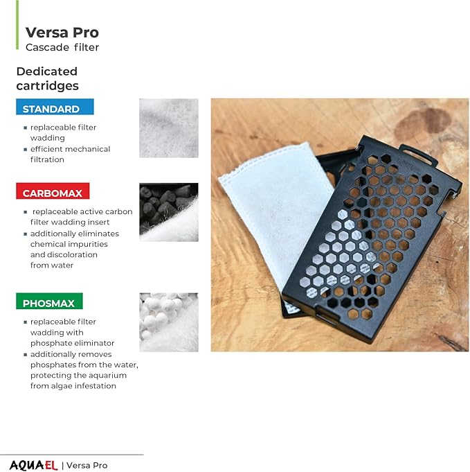 Aquael Versa Pro 40 Power Filter - Hang On Back Filter For Aquariums