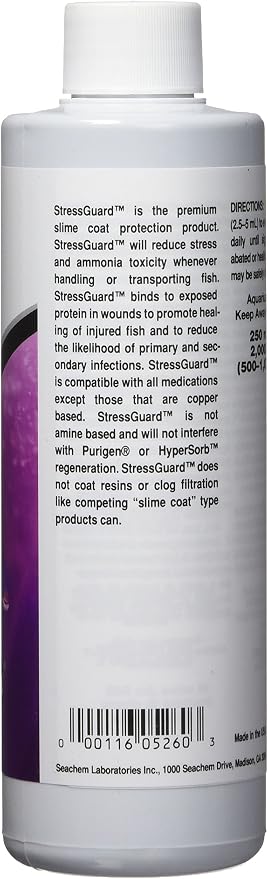 Seachem StressGuard Slime Coat Protection - Stress and Toxic Ammonia Reducer 250 ml