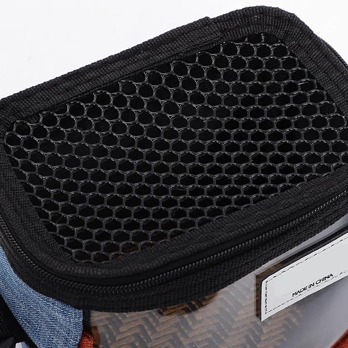 FOMIYES Messenger Bag Suitcases Organizer Bags Small Animal Carrier Bag for Purse Dwarf Hamster Carrier Handbag Storage Organizer Glider Outdoor Supplies Travel Pet Black Lining