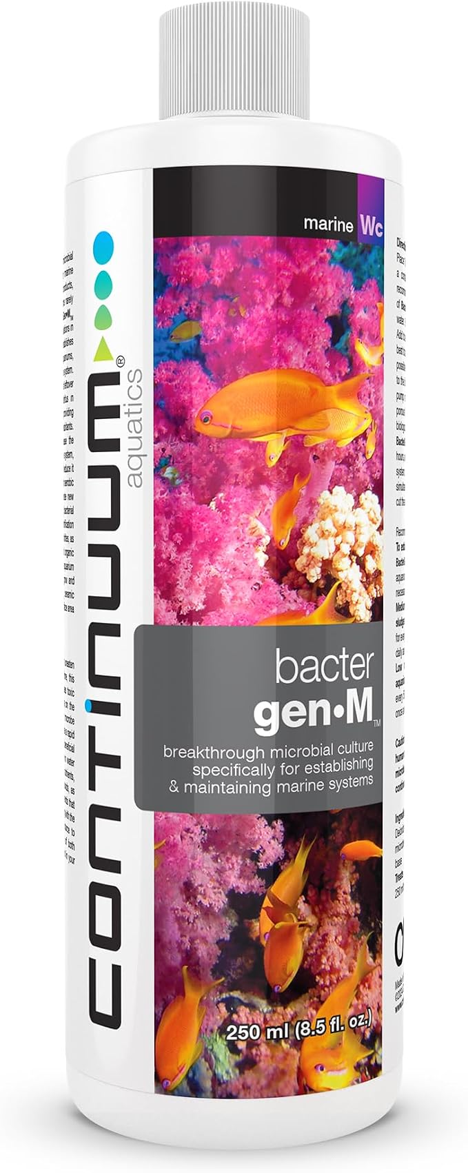 Continuum Aquatics BacterGen M Aquarium Waste Reducer Formula, 250ml