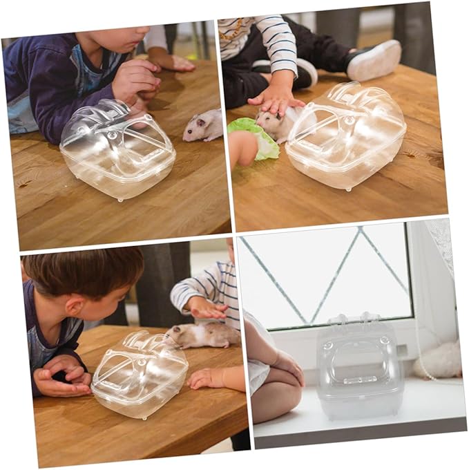 Hamster Bathtub Multi-use Pet Bathroom Chinchilla Dust Bath Container Durable
