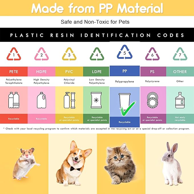 Indoor Puppy Playpen | Durable, Waterproof Pet Play Pen for Kittens, Rabbits, Guinea Pigs - DIY Easy Assembly, Safe & Secure, 17 X 12 Inch, 28 Panels
