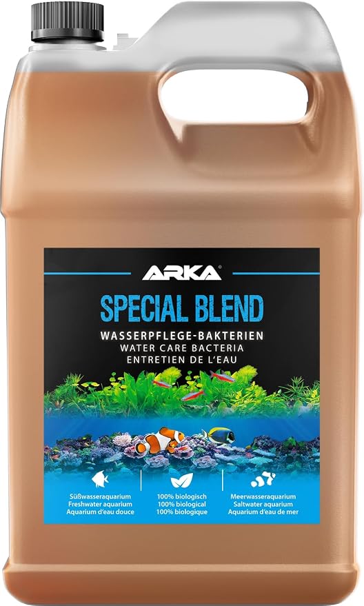 Microbe-Lift Special Blend Aquarium Water Care Treatment, Cleaner & Clarifier for Fresh and Saltwater Fish Tanks, Reduces Maintenance & Helps with Aquarium Algae Control and Odor, 1 Gallon (SBHG1)