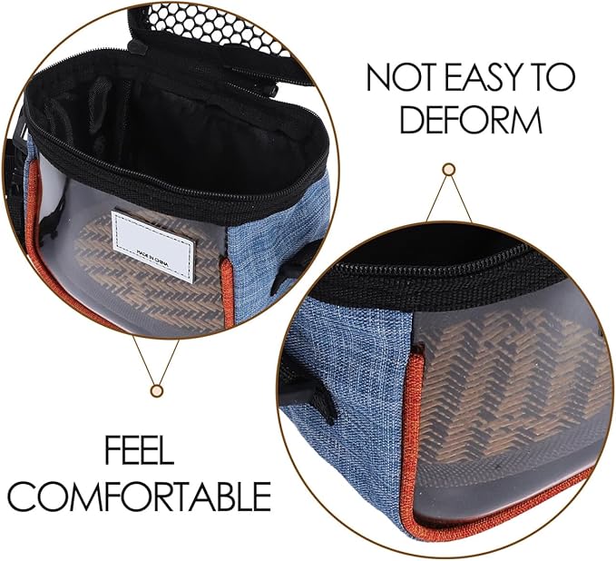 FOMIYES Messenger Bag Suitcases Organizer Bags Small Animal Carrier Bag for Purse Dwarf Hamster Carrier Handbag Storage Organizer Glider Outdoor Supplies Travel Pet Black Lining