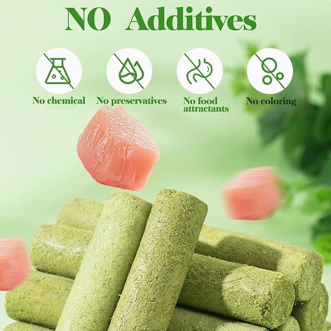 30g Cat Grass Sticks, Freeze Dried Cats Grass Teething Stick, Edible Cat Chew Toy for Teeth Cleaning Dental Health and Hairball Removal