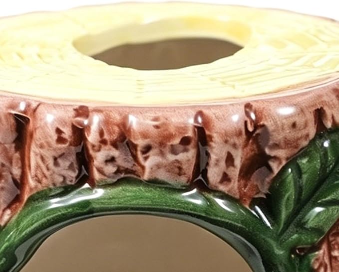 for Hamster - 12cm Ceramic Hideaway Small Animal Shelter | Washable Porcelain Cave for Mouse Gerbil Pet Ferret Habitat Chinchilla Indoor Decor Ex