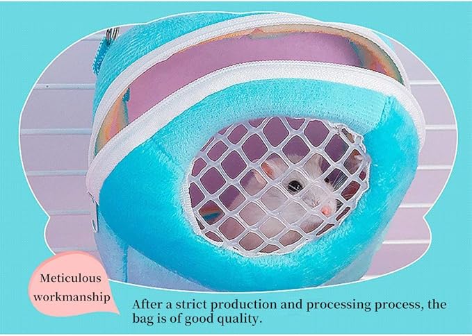 WishLotus Pet Carrier Bag, Portable Outgoing Travel Handbags with Nylon Straps Small Pet Pouchfor Dwarf Hamster