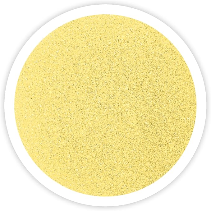 Canary Unity Sand -1.5 LB (22 oz), Pastel Yellow Colored Sand for Weddings, Vase Filler, Home Decor, Crafts, Terrariums, and More