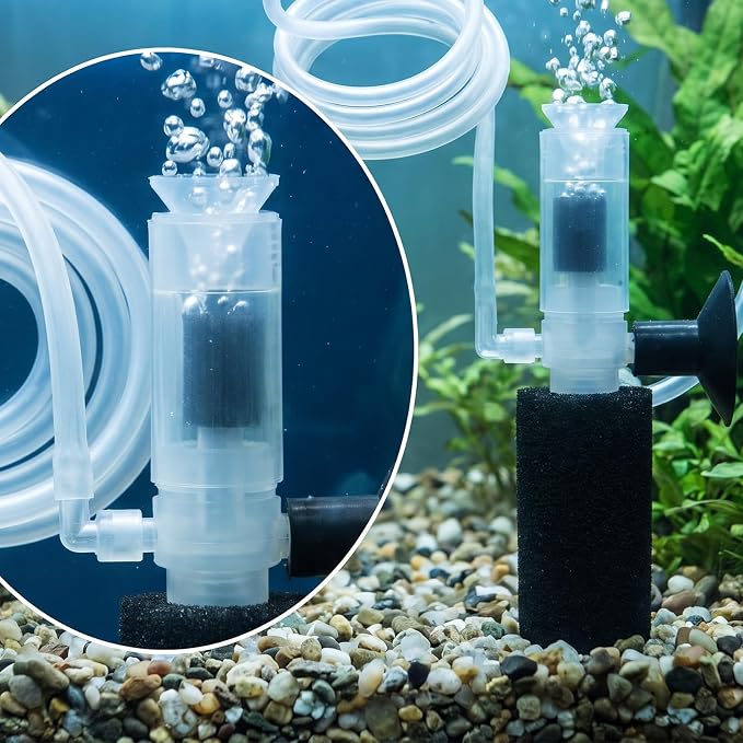 Mini Aquarium Filter Aquarium Sponge Filter Air Driven Sponge Filters Mini Sponges Fish Filters for Small Fish Tank 0.5-5 Gallon