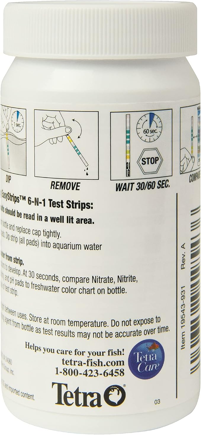 Tetra 1000 Count EasyStrips 6-in-1 Test Strips (Pack of 10)