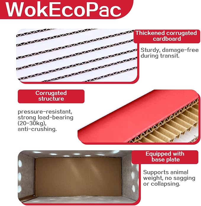 6 Pack Poultry Shipping Boxes, Live Bird Shipping Boxes, Poultry Carrier Crate has Ventilation Openings, Portable Bird Travel Bag, for Poultry Chicken Bird Duck - Size 17.7" x 7.8" x 11.8"