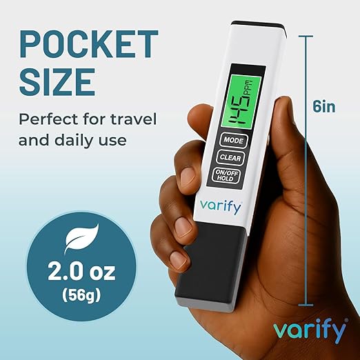 Instant 4-in-1 TDS Meter Digital Water Tester for Drinking Water | Accurate 0–9990 PPM EC & Temp Readings | Ideal for RO Systems, Aquariums, Pools – Built for Professionals, Easy for Anyone