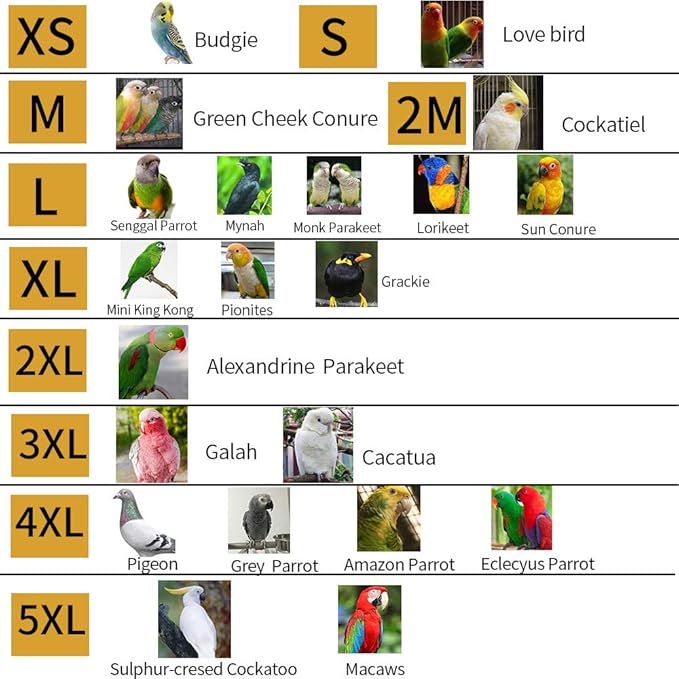 Bird Flight Harness Vest Parrot Flight Suit with Leash for Parakeets Cockatiels Conures Budgies, Bird Flying Clothes with Rope and Handle for Outdoor Activities Training (Medium,Yellow)