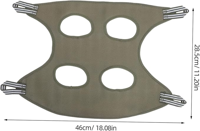 BESPORTBLE Pet Grooming Hammock for Cats Dogs Comfortable Nail Clipper Bed Space-Saving Wall Door Mount Multi-use Home Decor Green
