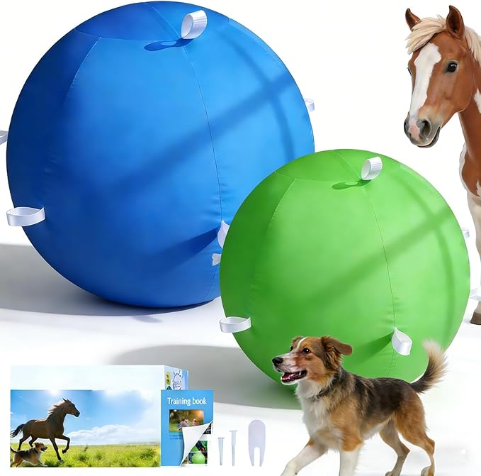 Horse Ball 40inch - Extra Large Toy for Adult Horses, Ideal for Pasture & Indoor Stall Boredom Relief