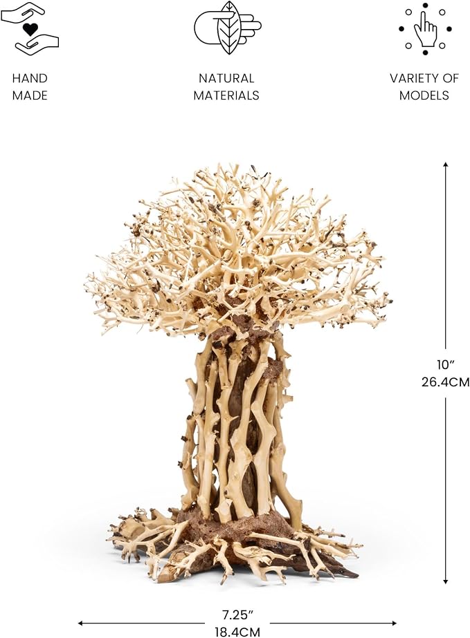 Ultum Nature Systems Bonsai - Handcrafted Driftwood for Aquarium, Terrarium, Vivarium - 007, Large