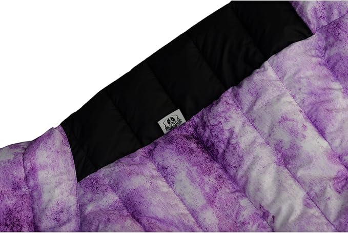 Micai Warm Dog Coat - 4 Legs Covered Waterproof Windproof Reflective Vest, Zippered Adjustable Outdoor Snow Jacket for Small Medium Large Dogs - Purple XXXL