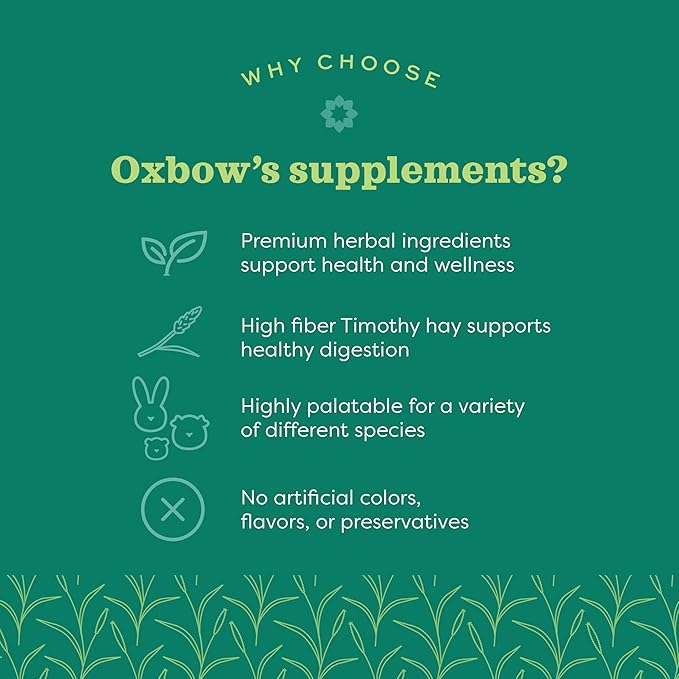 Bundle of Oxbow Natural Science Digestive Support for Small Animals, Vet Recommended, Made in USA (4.2 oz) + Oxbow Natural Science Multi-Vitamin, Essential Vitamins, Omegas & Fatty Acids (4.2 oz)