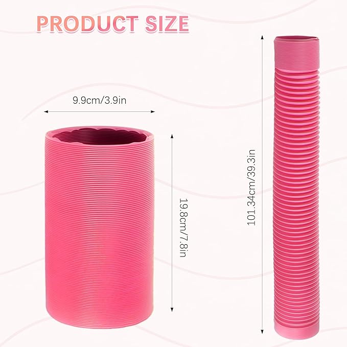 3 Packs Pet Fun Tunnels, Small Animal Tunnel, Foldable Plastic Hamster Tunnel, Tube Pets Hideaway, Pet Mouse Training Hideout Tunnels for Guinea Pigs, Chinchillas, Rats, Ferrets, Dwarf Rabbits