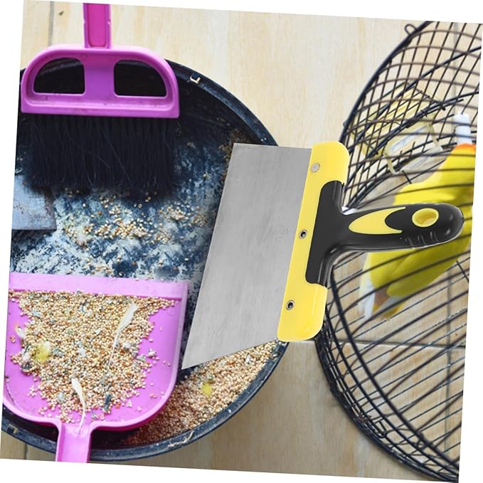 Guano Cleaning Scraper Bird Poop Cleaner Stainless Steel Blade for Bird Removal