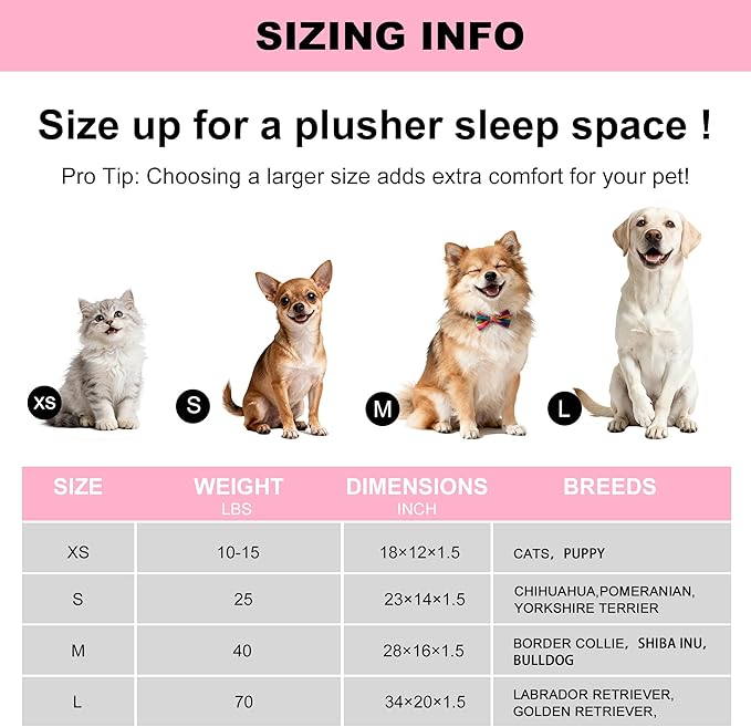 pobopobo Dog Crate Pad, Ultra Soft & Anti-Slip Kennel Mat, Secure Fit for Metal Crates & Dog Cages, Washable Cozy Bed for Small Medium Large Dogs (Pink, S(23"*14"*1.5"))