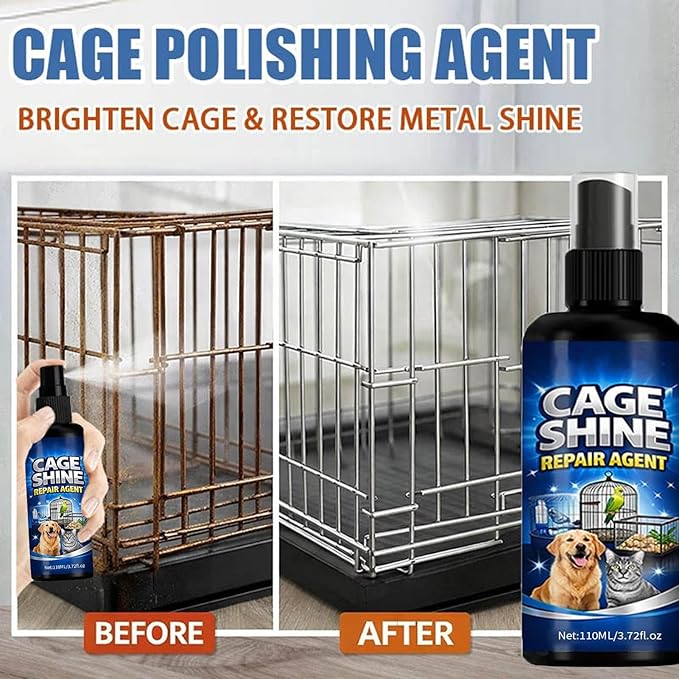 Bird Cage Cleaner Spray, 110ml Droppings Breakdown Solution, Odor Eliminator Pet Bird Cage Cleaner for Professionals, Enthusiasts, Keepers, Adults, Animal Lovers, Breeding Season Hygiene Care Use